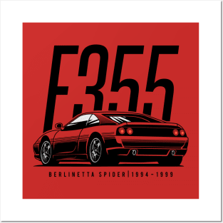 ferrari f355 berlinetta Posters and Art